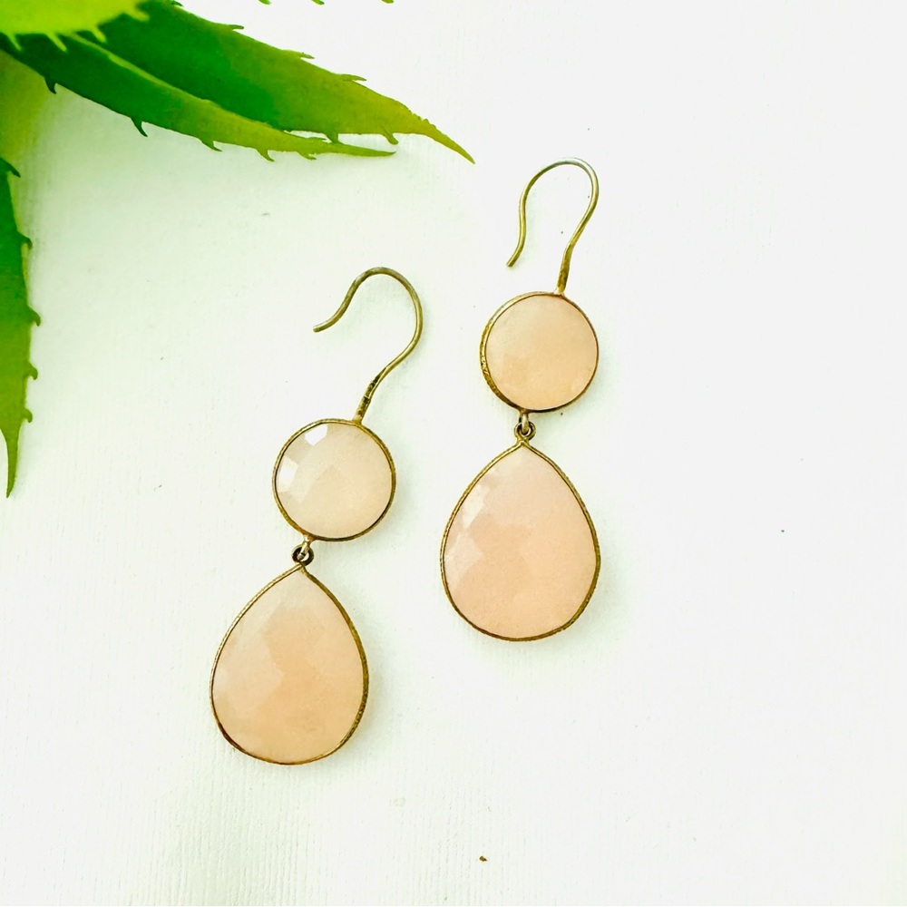 Soixante Neuf Pink Chalcedony Earrings